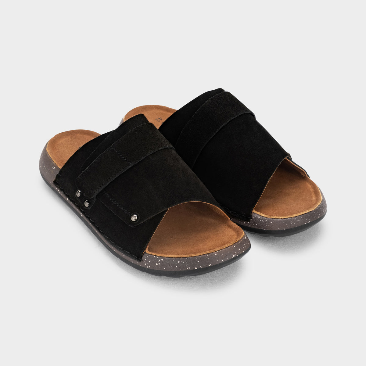 Suede Slides