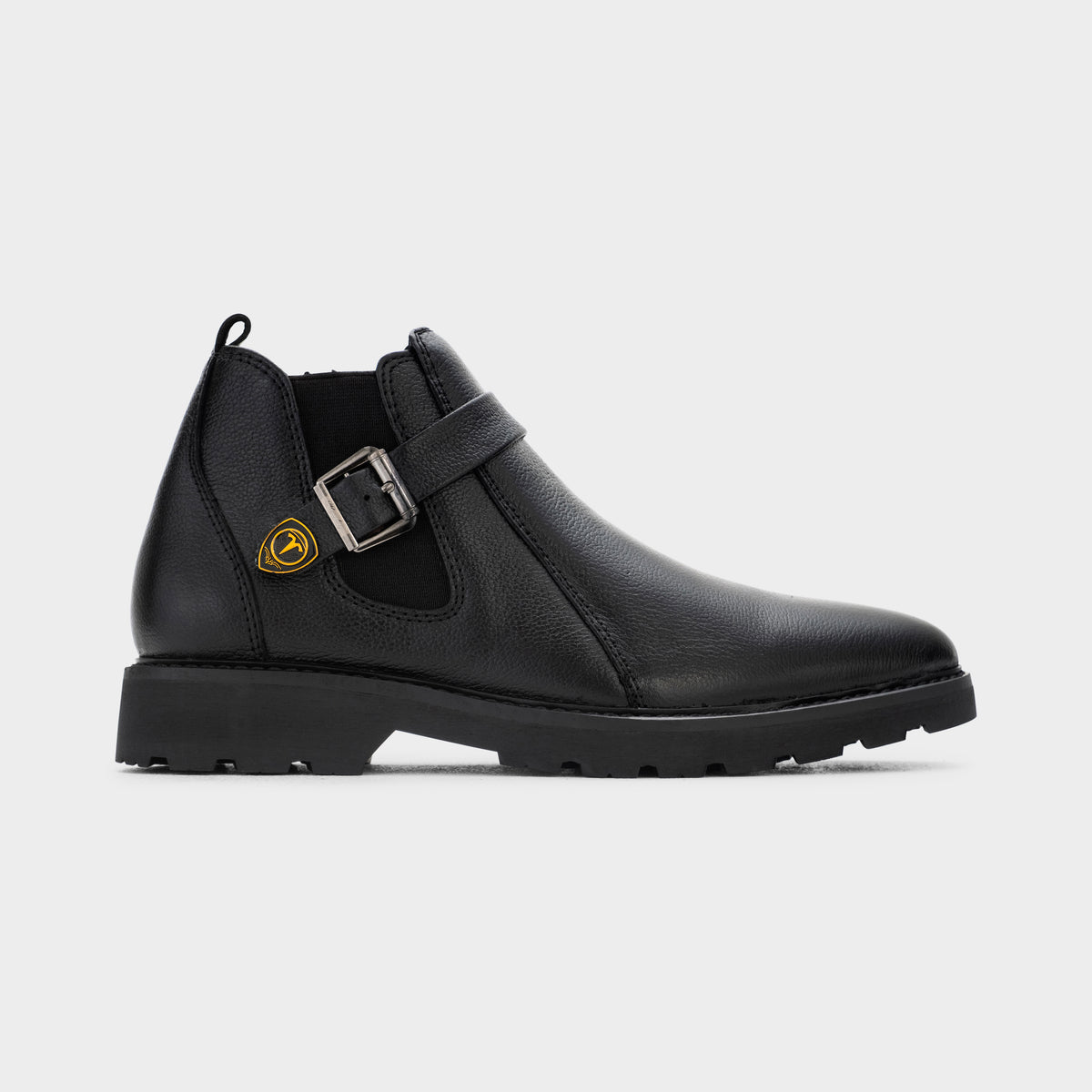 Buckle-Strap Ankle Boot