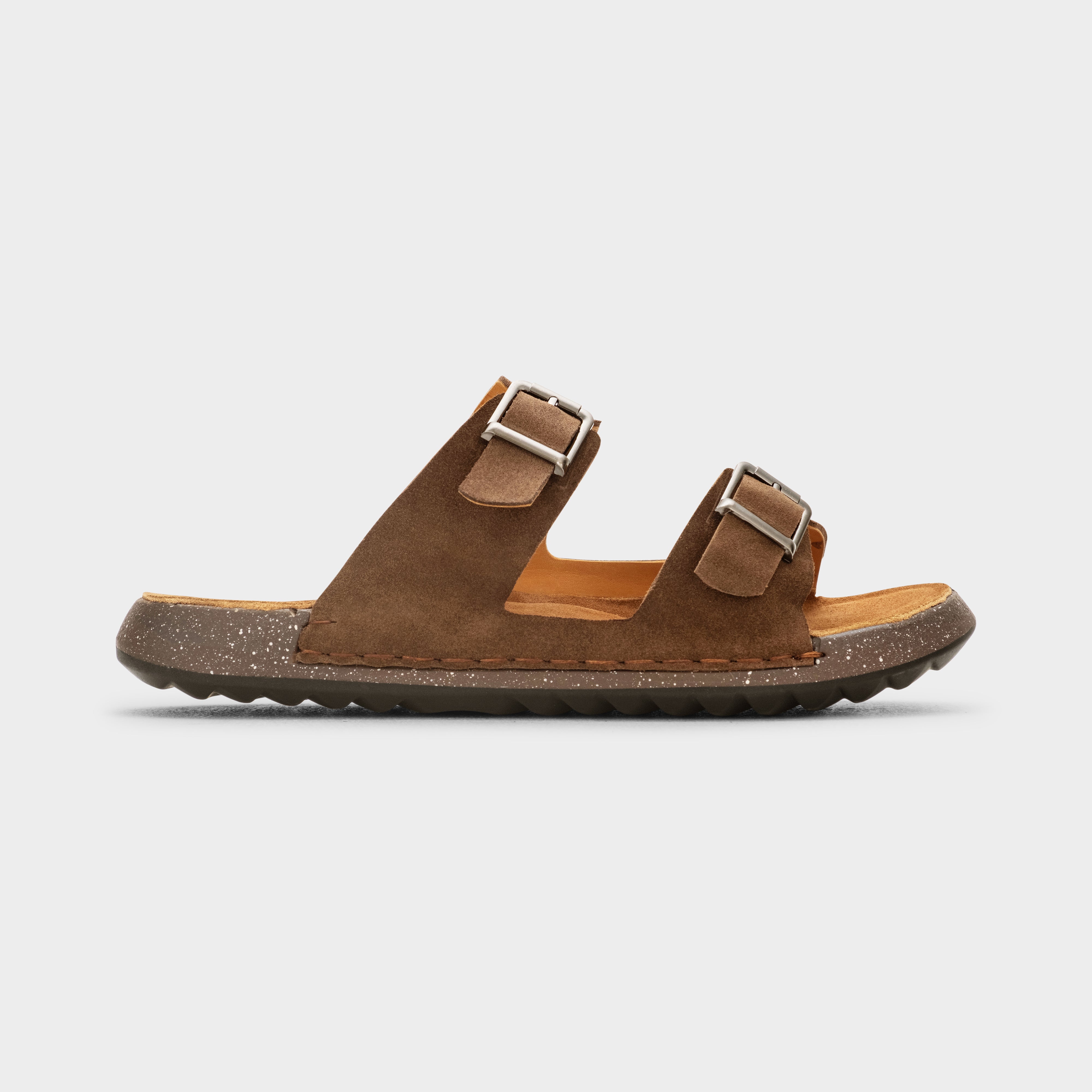 DOUBLE-STRAP BUCKLED SLIDE