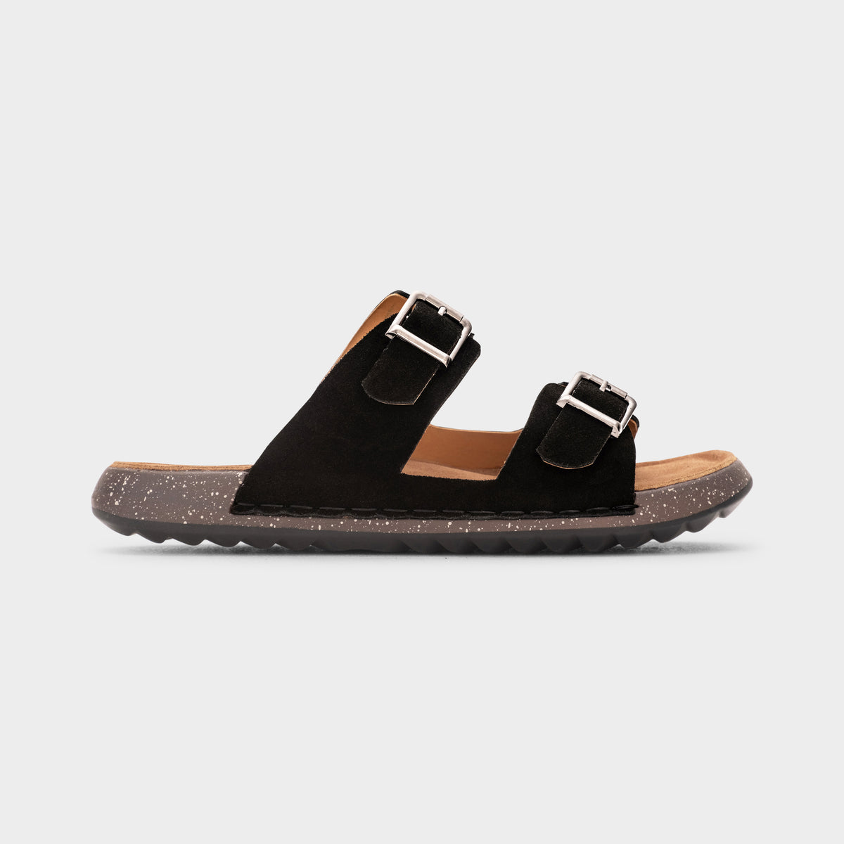 DOUBLE-STRAP BUCKLED SLIDE