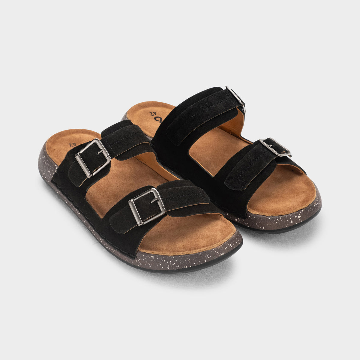 DOUBLE-STRAP BUCKLED SLIDE