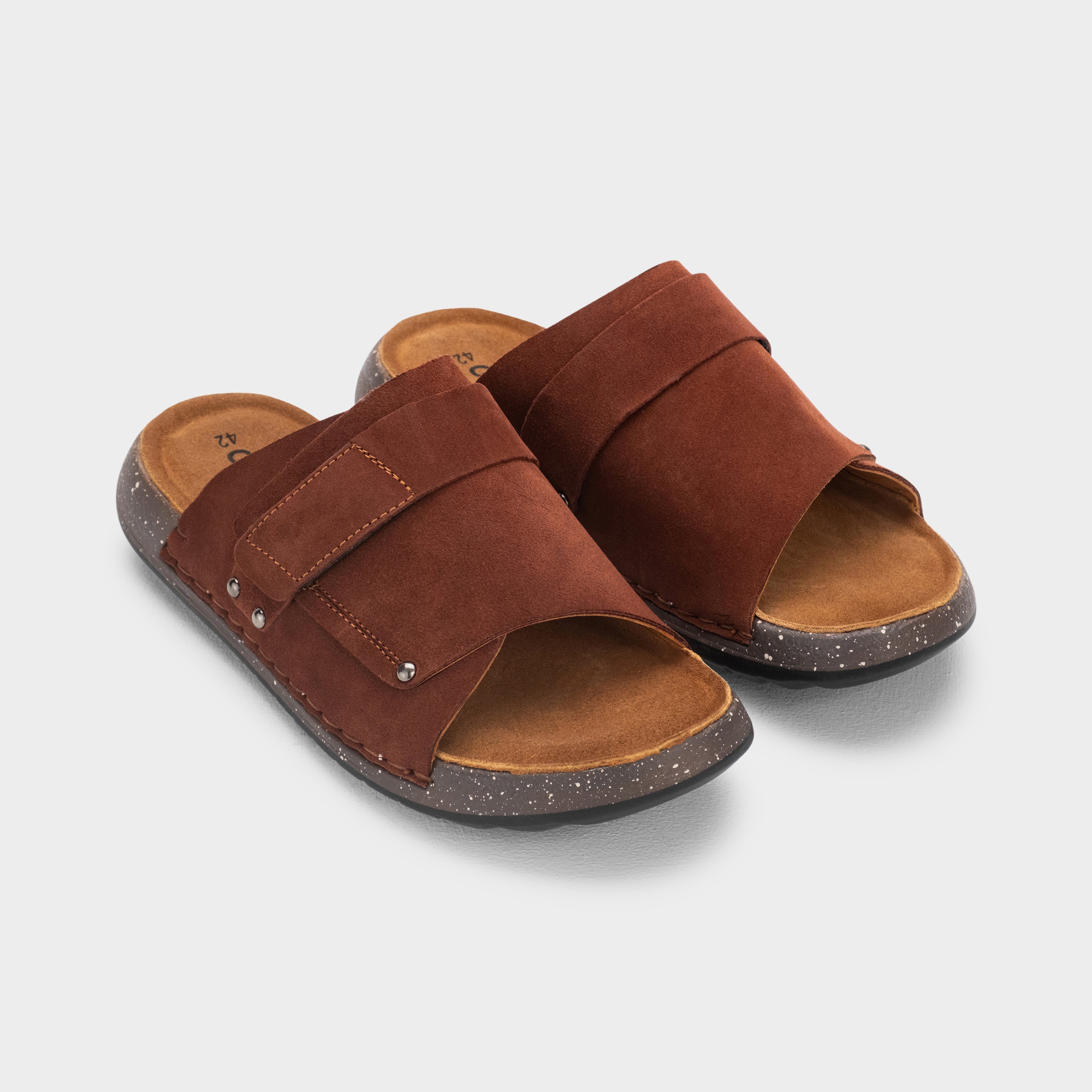 Suede Slides