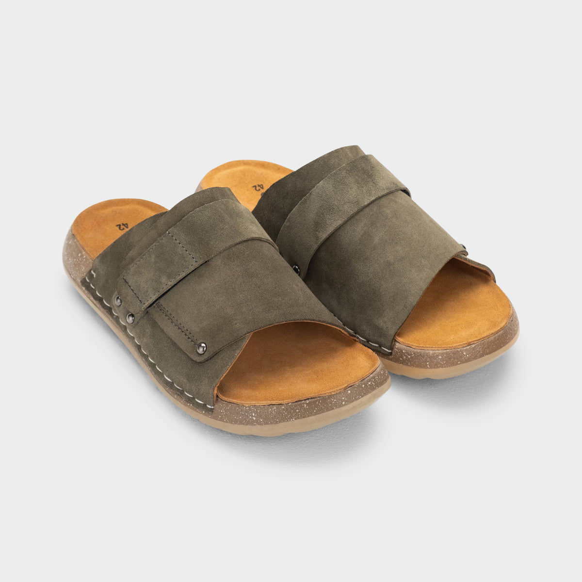 Suede Slides